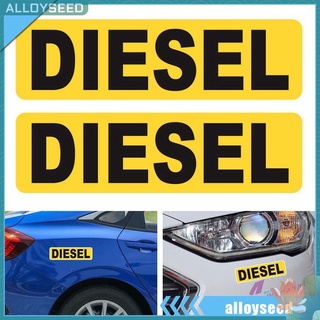 สติกเกอร์สะท้อนแสง ลาย DIESEL สำหรับติดรถยนต์ จำนวน 2 ชิ้น