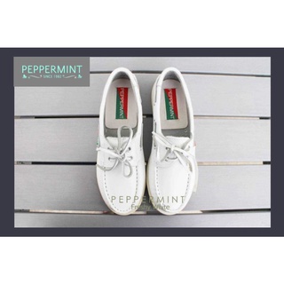 รองเท้าหนังเปปเปอรมิ้นท์ Peppermint Shoes Freshy White ส่งฟรีลทบจ้า