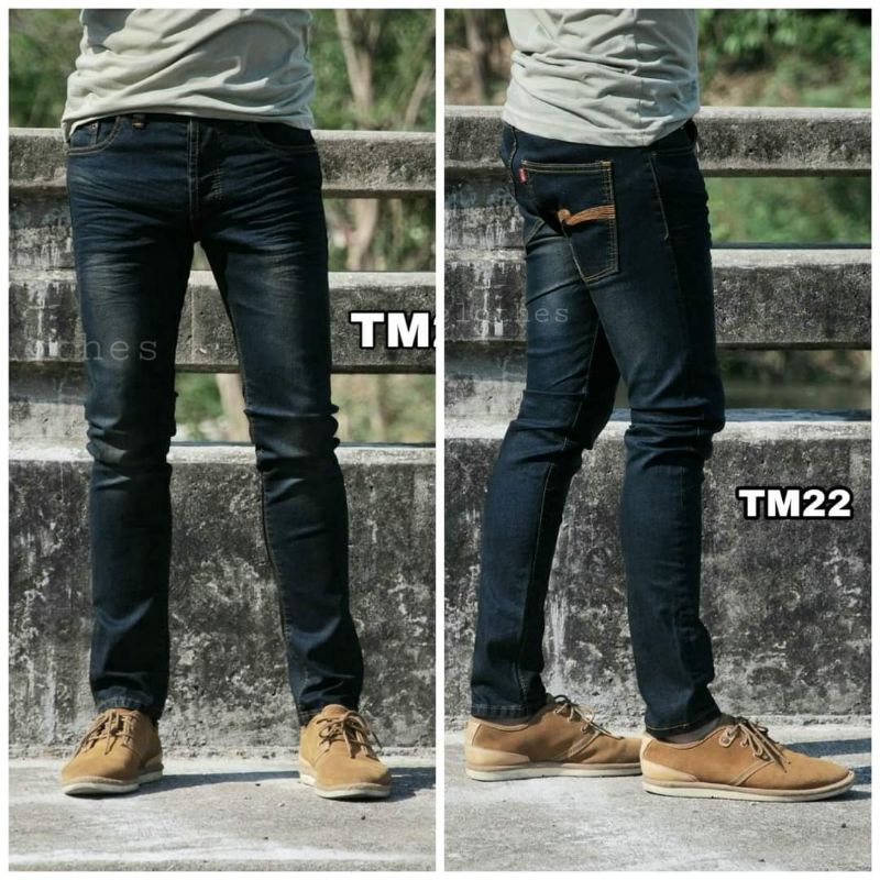 tm22 ยีนส์เดฟ ยีนส์เข้ม กระเป๋านู๊ดดี้