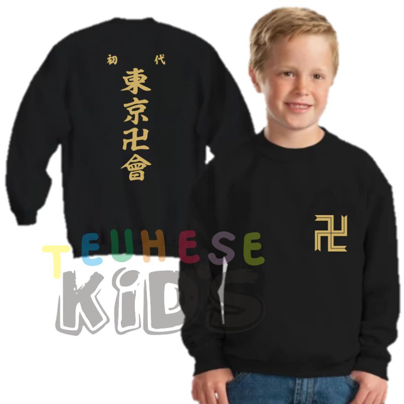 ทีม MIKEY CREWNECK ของโตเกียว SWEATER RAVENGER TOUMAN VAHLALLA