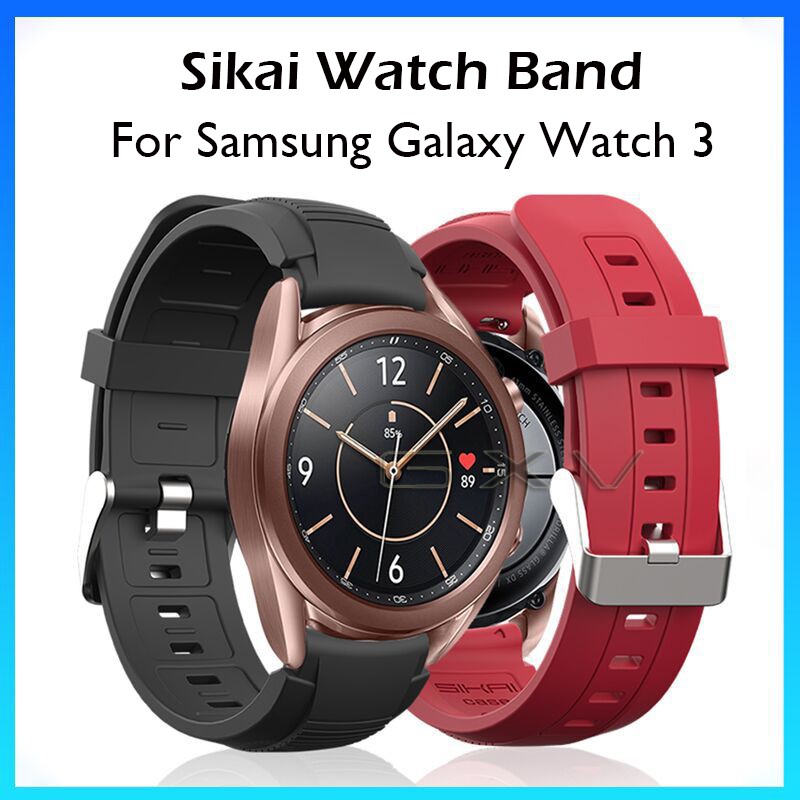 Sikai Silicone Watch Strap for Samsung Galaxy Watch 3 41mm/45mm Top-quality Watch Bracelet For Galax