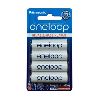 ถ่านชาร์จ Panasonic Eneloop ขนาด AA แพ็ค 4 ก้อน (1900mAh up to 2000mAh) - สินค้าซื้อแล้วไม่รับคืน