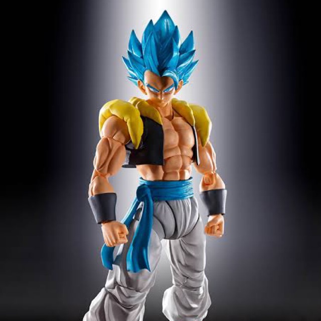 (ของแท้) Dragonball Super SUPER SAIYAN GOD S.H.Figuarts GOGETA Blue Model Figure SHF Bandai Tamashii