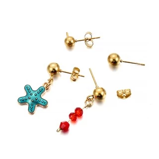 20pcs ก้านต่างหู ต่างหูอุปกรณ์พื้นฐานสแตนเลสไม่เป็นสนิม ต่างหูทรงกลม diy อุปกรณ์