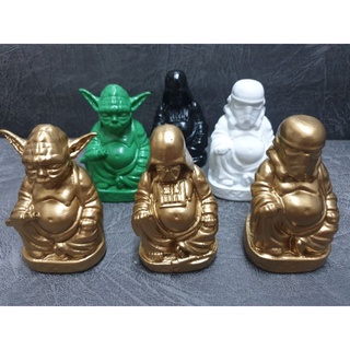 [ส่งฟรี] รูปปั้น เทวรูปหลวงปู่ Model Star Wars วัตถุมงคล บูชาเจได งานทำมือ ของสะสม สูง 10 cm. วัสดุ Resin มีน้ำหนัก