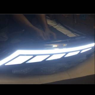 Lampu DRL Xpander LED bar sein running