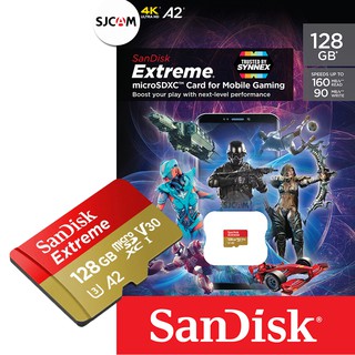 SANDISK EXTREME Micro SD Card 128GB 64GB 32GB SDXC A2 U3 R/W 160/90mb/s* (SDSQXA1)Memory เมมโมรี่ Game Nintendo Switch