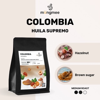 [ 9.15 โค้ด 9CRP4P25 ลด15% ] Mungmee Coffee เมล็ดกาแฟ คั่วกลาง Colombia Huila Supremo