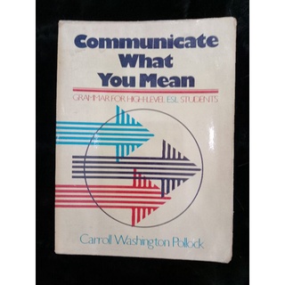 Communicate What You Mean(006)