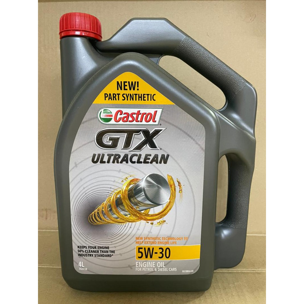 CASTROL SEMI 5W-30 4LITERS น้ํามันเครื่อง MINYAK HITAM 4L 5W30 5 30 5-30 5W 30