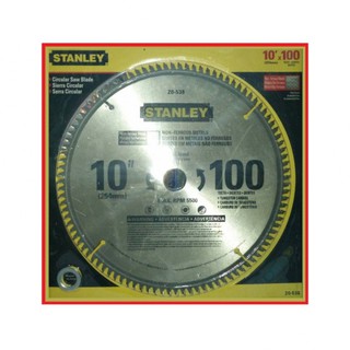 Stanley ใบเลื่อยวงเดือน ขนาด 10" 100 ฟัน#1889