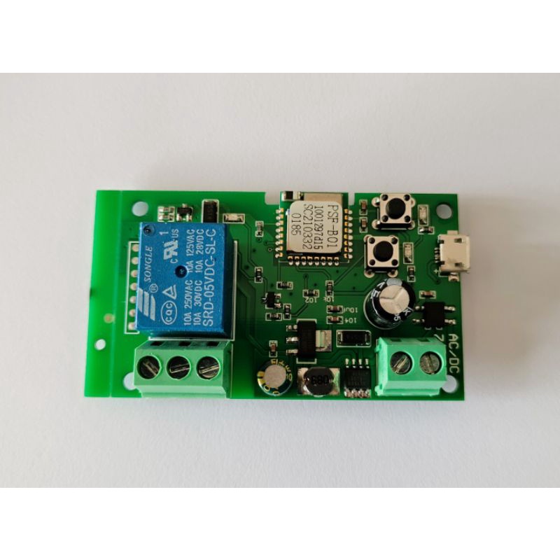 แผงควบคุมประตูรั้วรีโมทมอเตอร์ไฟฟ้า สั่งงานเปิด-ปิด ด้วยมือถือ sonoff DC 5v-32v ควบคุมผ่านแอพ ewelin