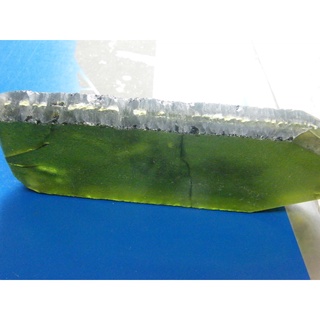 กรีนทัวมารีน Green Tourmaline น้ำหนัก 380 (GRAM ) กรัม" Lab created CULTURE GREEN TOURMALINE ROUGH" 140x60mm(มม )AAA+