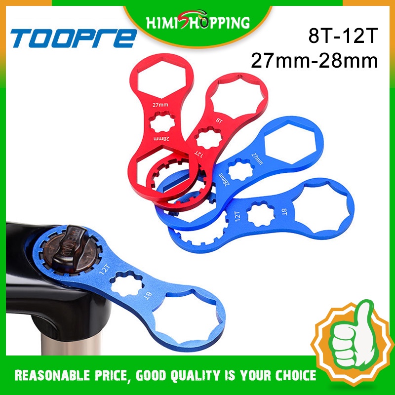 [พร้อมสต็อก] 1pc TOOPRE จักรยานส้อมด้านหน้าซ่อมเครื่องมือสําหรับ SR Suntour XCR/XCT/XCM/RST MTB จักรยานส้อมด้านหน้าหมวกประแจโช้คอัพอากาศถอดชิ้นส่วนเครื่องมืออุปกรณ์จักรยาน