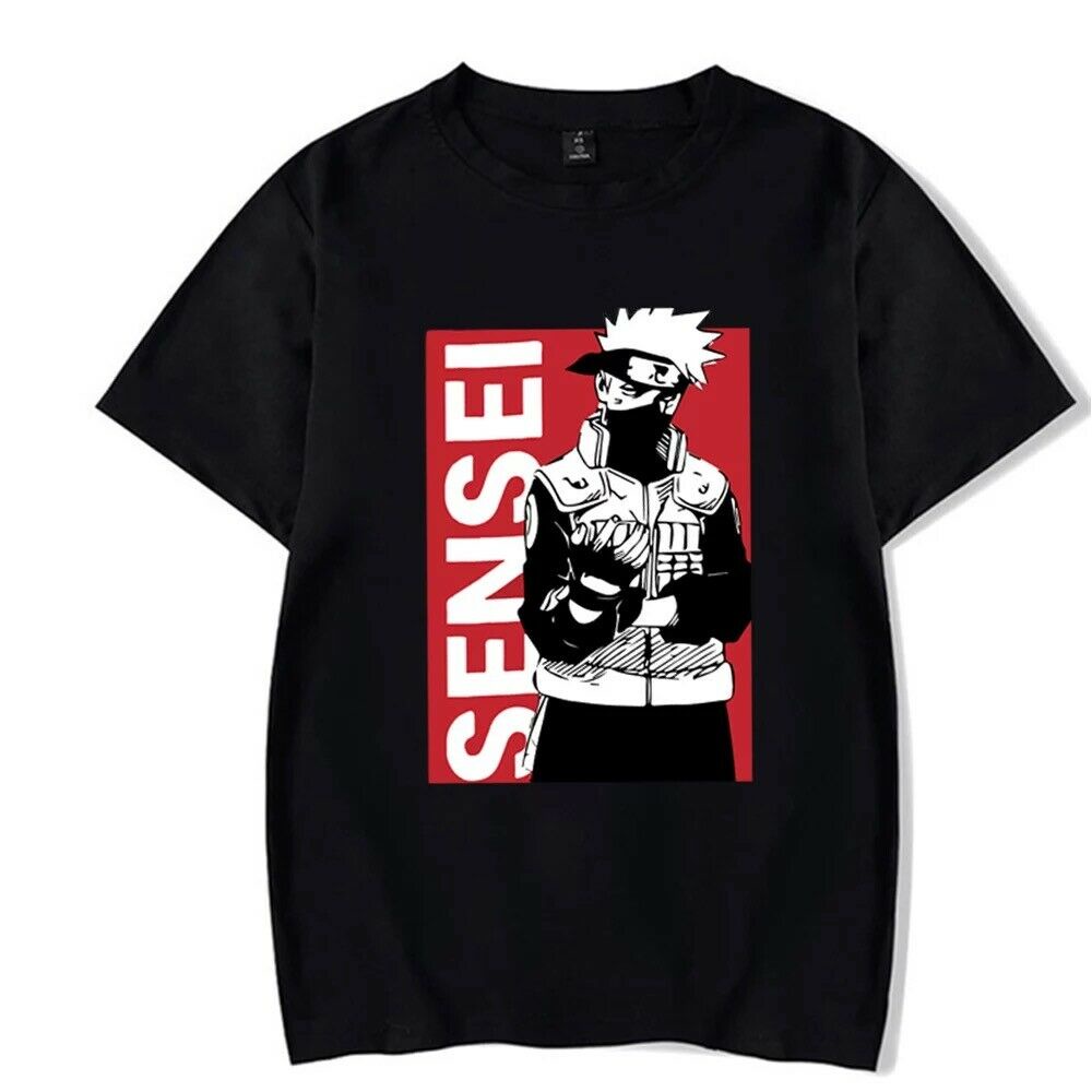 เสื้อยืด Kakashi Sensei เสื้อยืด Naruto Anime And Manga