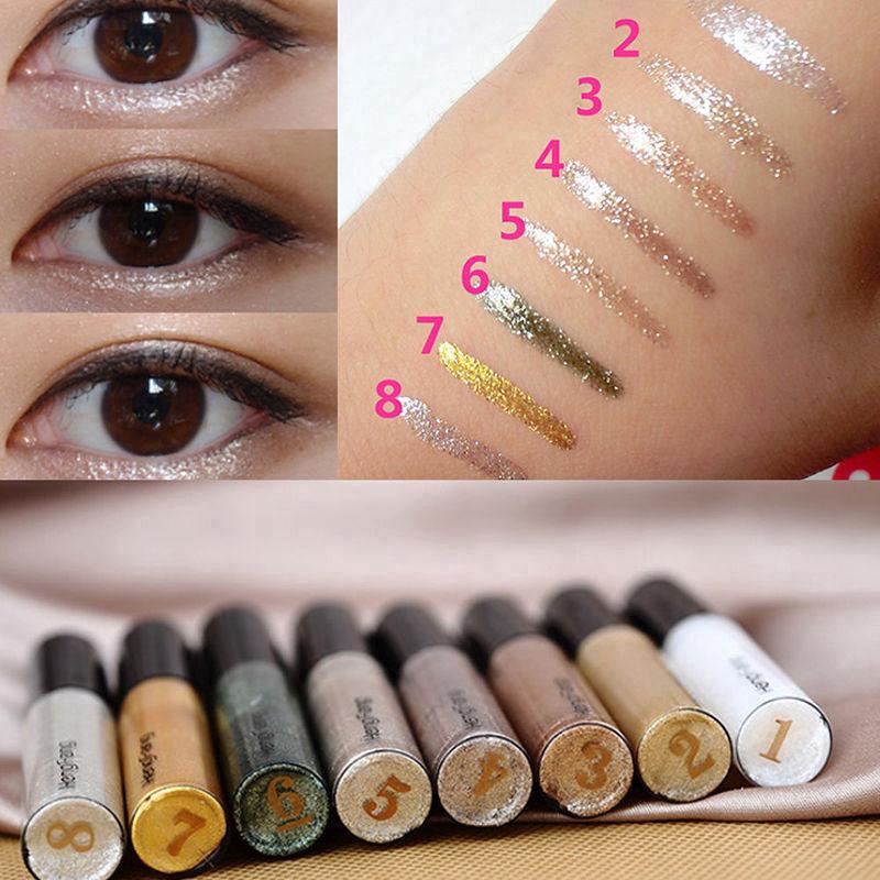 Colorful Makeup Sparkling Glitter Liquid Eyeliner Sexy Long Last Shiny eyeliner