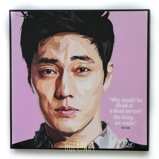 So Ji Sub โซจีซบ นักแสดงเกาหลี ซีรี่ย์ รูปภาพ​ติดผนัง pop art กรอบรูป แต่งบ้าน ของขวัญ รูปภาพ โปสเตอร์