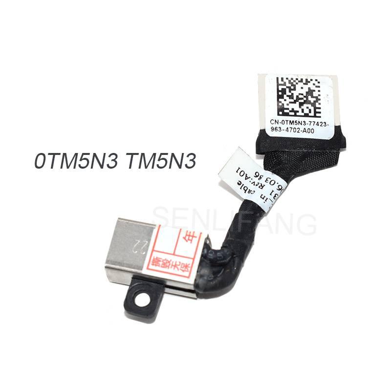 สําหรับ Dell Latitude 3400 3500 5584 DC-IN แล็ปท็อป DC Power Input Jack พร้อมสายเคเบิล 0TM5N3 TM5N3 