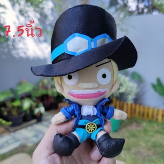 ตุ๊กตา ซาโบ้ Sabo ใน วันพีช One-piece ขนาด7.5นิ้ว ป้าย Banpresto งานสวย หายากมาก ลิขสิทธิ์แท้ สภาพ98%