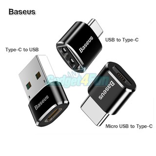 Baseus OTG Adapter Converter สำหรับ Micro USB to Type-C / USB to Type-C / Type-C to USB รองรับการชาร์จ และถ่ายโอนข้อมูล #1