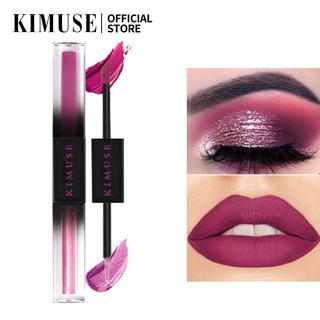 KIMUSE อายแชโดว์เนื้อแมตต์ แบบสองหัว สําหรับแต่งหน้า