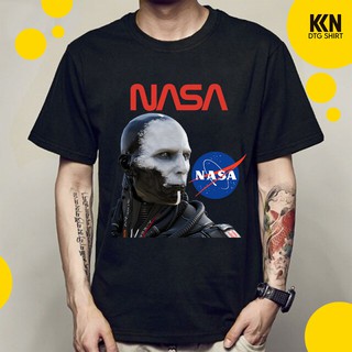 เสื้อยืด T-Shirt  NASA01 เสื้อยืดแนวสตรีท สวมใส่สบาย ไม่ร้อน ระบายอากาศได้ดี ใส่เล่นสเก็ตสบาย ลายติดแน่นS-5XL