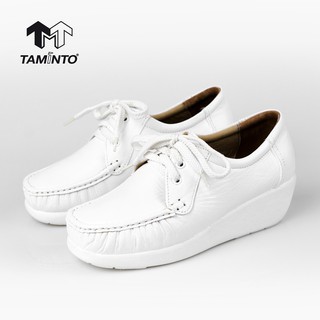 ส่งฟรี!! Taminto เพื่อสุขภาพ รองเท้าพยาบาล นักศึกษา ขาว เชฟ ปวดขา เจ็บเข่า HB8293 Nurse Shoes