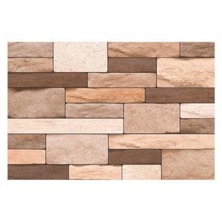 กระเบื้องผนัง 30x45 นิ้ว เทอราซโซ สโตน น้ำตาล 0.81M2 WALL TILE TARA TERRAZZO STONE 30X45CM BROWN 0.81M2 กระเบื้องผนัง T