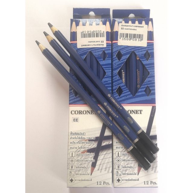CORONET  ดินสอแรเงา ดินสอเขียนแบบ  ความเข้ม 2B, 3B, 4B, 5B, 6B, EE