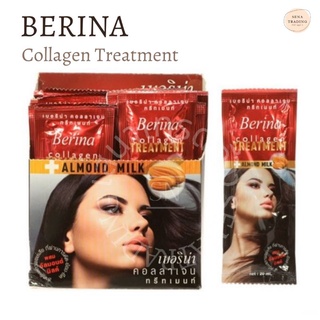 🍉คุณภาพเกินเบอร์🍉 Berina collagen treatment เบอริน่า คอลลาเจน ทรีทเม้นท์ อัลมอนด์มิลค์ ชนิดซอง