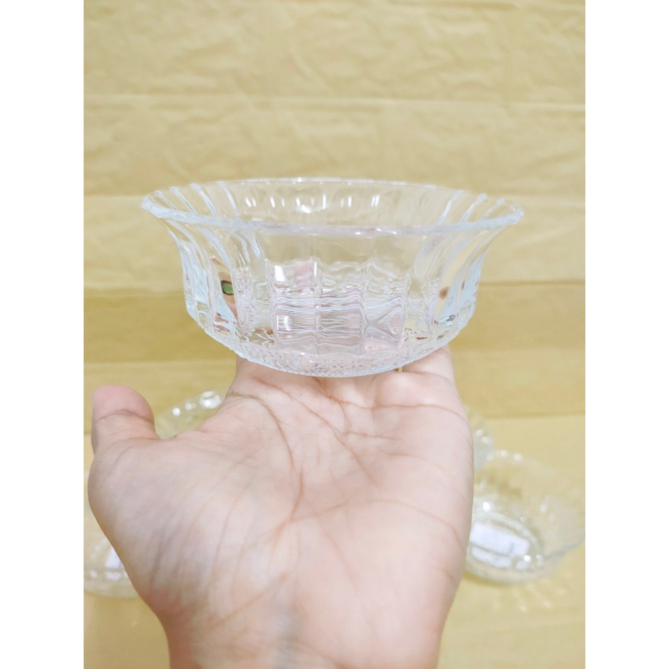 ชามแก้ว ถ้วยแก้วใส่ขนม ยกกล่อง 6 ใบ ขนาด 11*5cm UG-135 สำหรับใส่สลัด ของหวาน และอื่นๆ