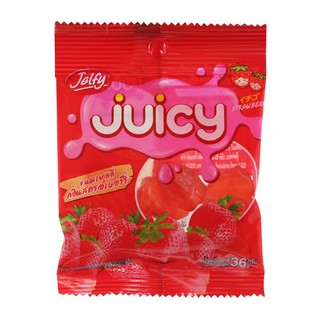 เจลฟี่ขนมเยลลี่กลิ่นสตรอเบอร์รี่ 36กรัม Jelfe Jelly Dessert Strawberry Flavor 36 g.