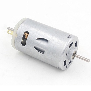 Micro 395 DC Electric Motor 3V-12V 1875RPM-7500RPM Double Shaft Carbon Brush Motor Strong Magnetic Motor DIY Hobby Toy M