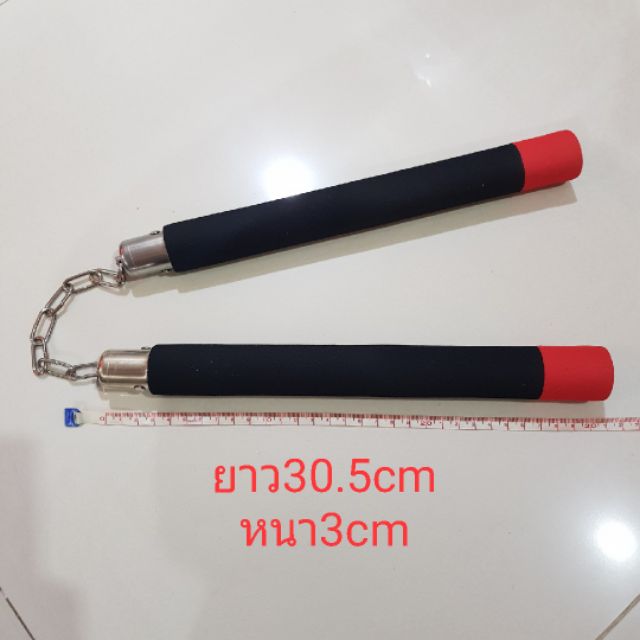 ลดล้างสต๊อกก กระบอง2ท่อน กระบองสองท่อน กระบอง 2 ท่อน สำหรับฝึก ออกกำลังกาย Spong Nunchakus - รูปที่ 7