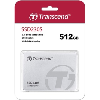 Transcend SSD230S 2.5" 512GB SATA III 6Gb/s SSD เอสเอสดี ฮาร์ดดิสก์ภายใน (TS512GSSD230S)