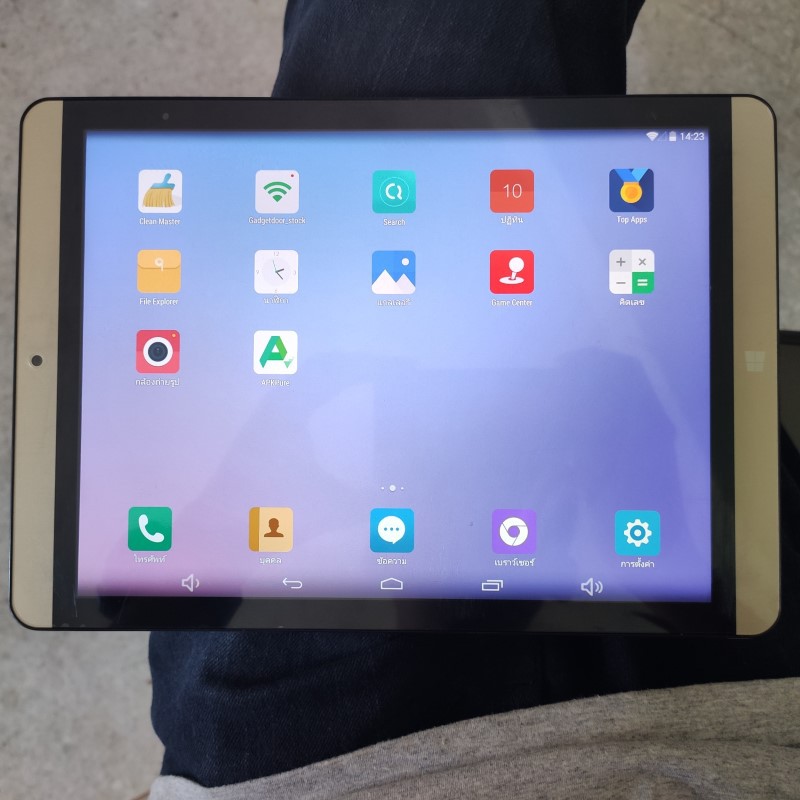 แท็บเล็ต Tablet Onda V919 3G 64GB แท็บเล็ตมือสอง แท็บเล็ต2ระบบ ราคาถูก แท็บเล็ตสภาพพดี 2OS สีทอง ราคาประหยัด 4