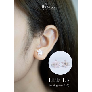 ต่างหูเงินแท้ 925   รุ่น Little  Lily