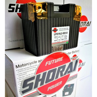 SHORAI ริเทียมแบตเตอรี่ LFX14L2-BS12