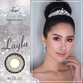 คอนแทคเลนส์ Angelzone Color รุ่น Layla Gray สีเทา