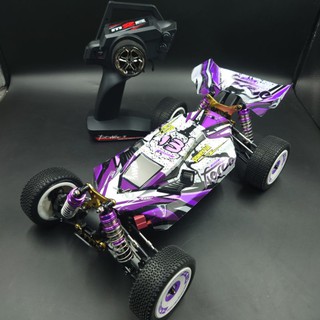 รถบังคับวิทยุ Wltoys 124019 ความเร็ว 60 km /H ขนาด 1/12 คลื่น 2.4 Ghz Rc Car Off - Road Drift Rtr ขับเคลื่อน 4wdแผ่นอะลู