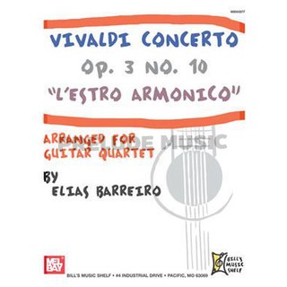 (Sale) VIVALDI CONCERTO OP. 3 NO. 10 - LESTRO ARMONICO: GUITAR (MB95577)