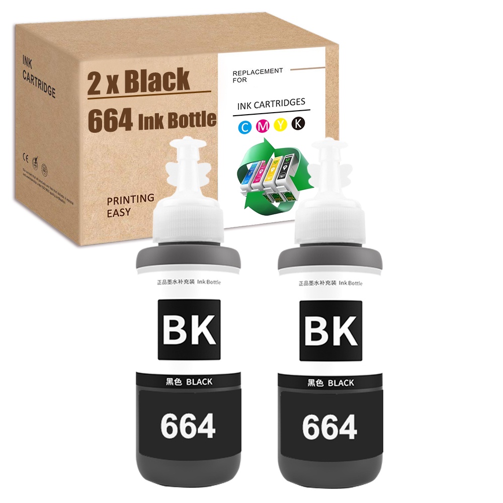 HS Compatible for Epson T6641 664 Refill Ink for ET2550 ET2500 ET