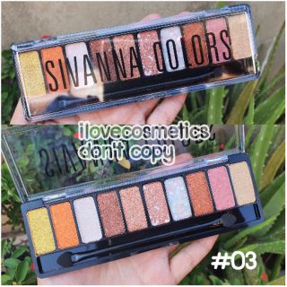 HF697 Sivanna eyeshadow อายแชโดว์ เนื้อดินน้้ำมัน กันน้ำ กันเหงื่อ