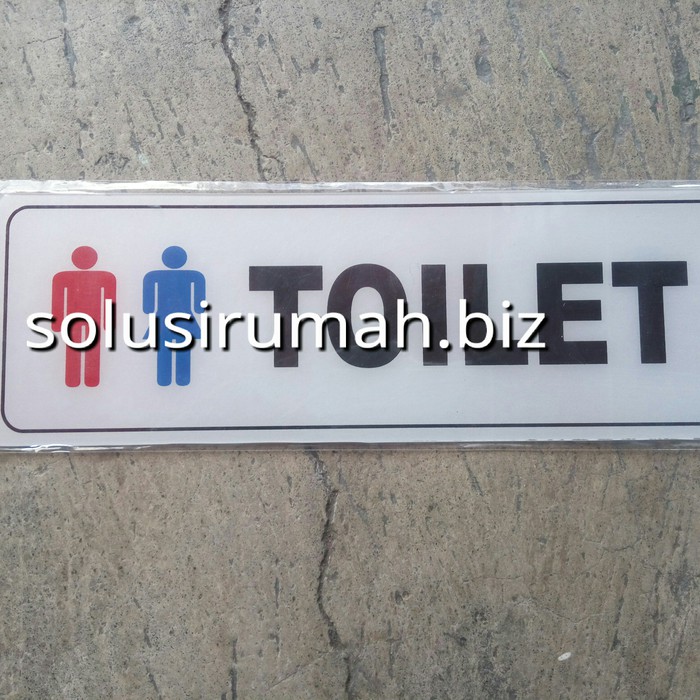ACRYLIC LABEL 9.7*29 ซม. ห้องน้ําชายและหญิง + กระดานป้าย SYMBOL