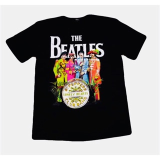 เสื้อยืดผ้าฝ้ายเสื้อวงThe Beatles t-shirtsL XL  XXL 3XL