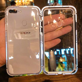 Oppo F11 Pro F11 F9 A3s A5s A7 oppo A9 2020 เคสโทรศัพท์ แม่เหล็ก โลหะ