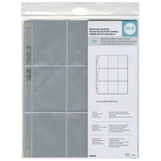 WE R RING PHOTO SLEEVES 8.5"X11" 10/PKG