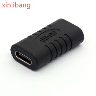 10Gbps USB C Adapter Female to Female Type C Adapter Straight Tiny USB-C Adaptor USB 3.1 Type-C Connector Converter24Pin