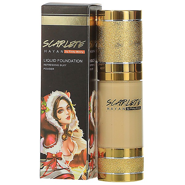 kitteung shop : รองพื้นสกาเร็ท Foundation cream refreshing silky scarlete