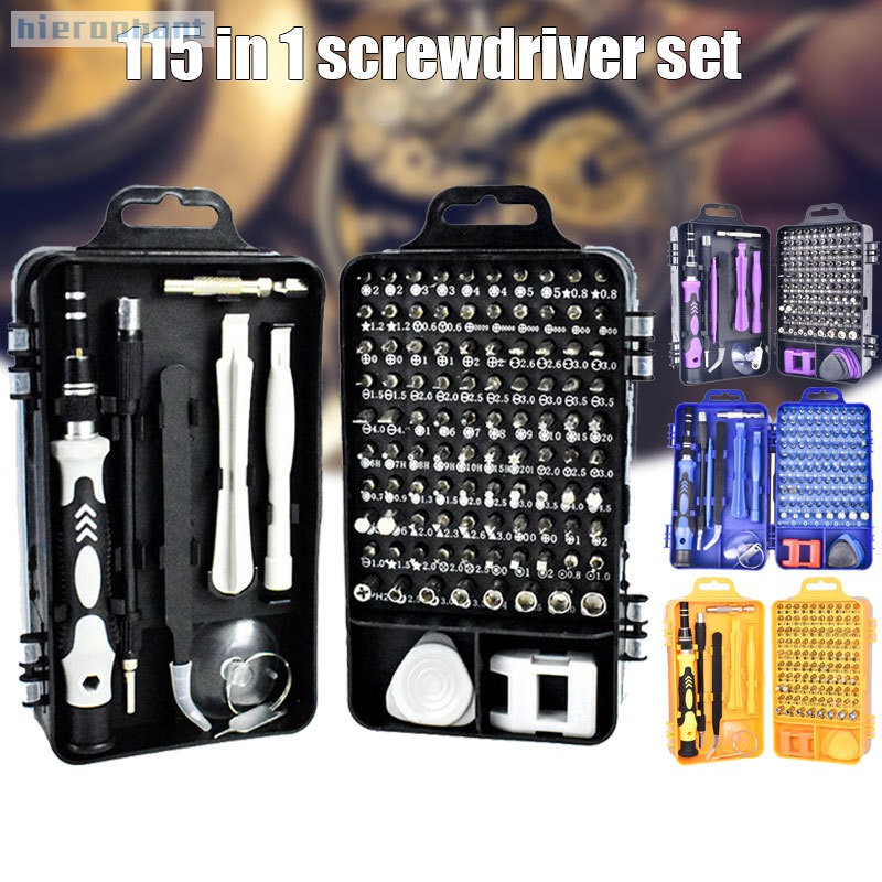115 in 1 Precision Screwdriver Set Torx Screw Driver Phone Laptop ...